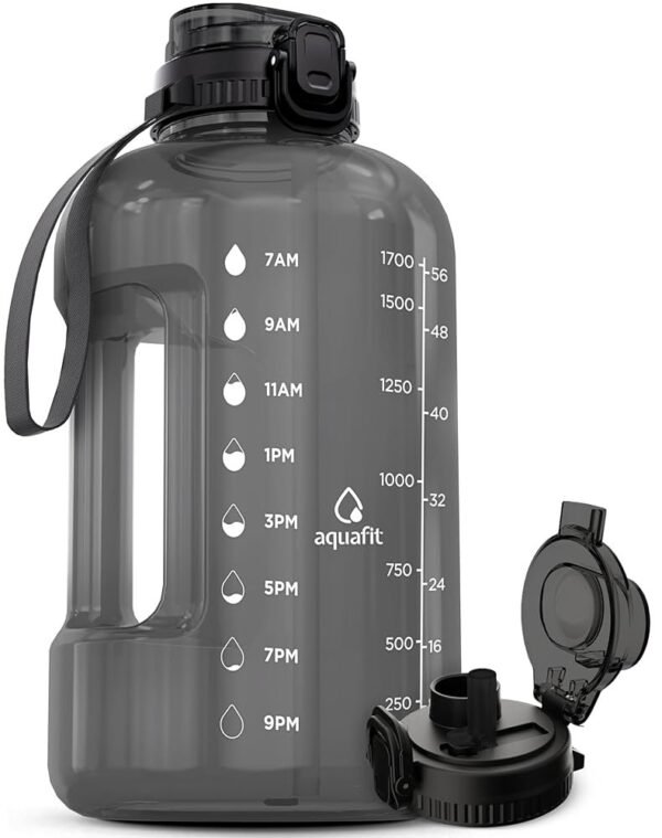71dnfM1Zx0L._UF8941000_QL80_-1.jpg AQUAFIT 64 oz Water Bottle with Time Marker